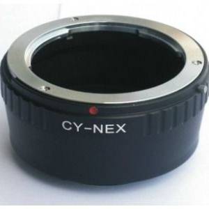 Contax / Yashica (CY) SLR Lens to Sony Alpha E-Mount Mirrorless Camera Body 金...