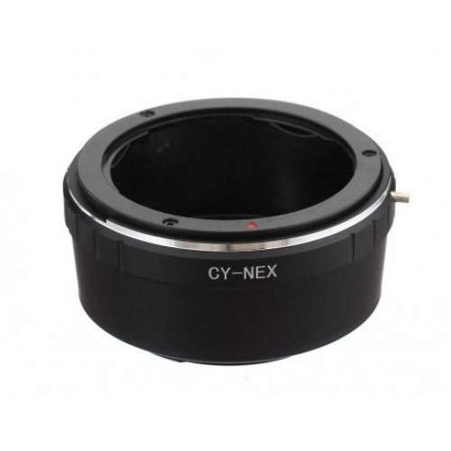Contax / Yashica (CY) SLR Lens to Sony Alpha E-Mount Mirrorless Camera Body 金...