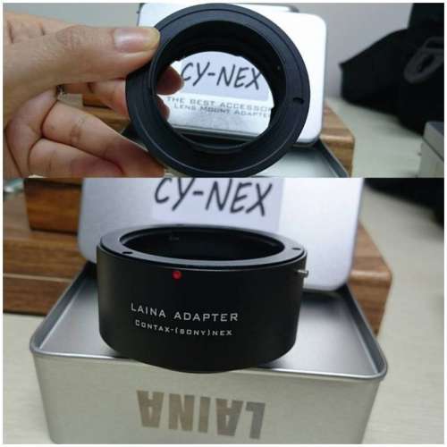 Contax / Yashica (CY) SLR Lens to Sony Alpha E-Mount Mirrorless Camera Body 金...