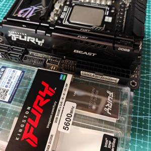 (Full set 有保養）KINGSTON FURY DDR5 5600 CL40 64G 32G*2