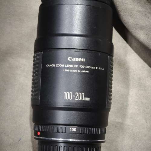 canon 100-200/4.5 A EF 佳能 100mm 200mm 100 200 冇盒冇單冇證冇罩 鏡片通透冇花...