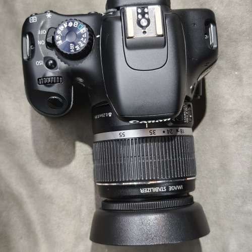 canon 550D + 18-55  IS 佳能 冇盒冇單冇證有罩 跟1電一充 98%new 鏡片冇花冇霉