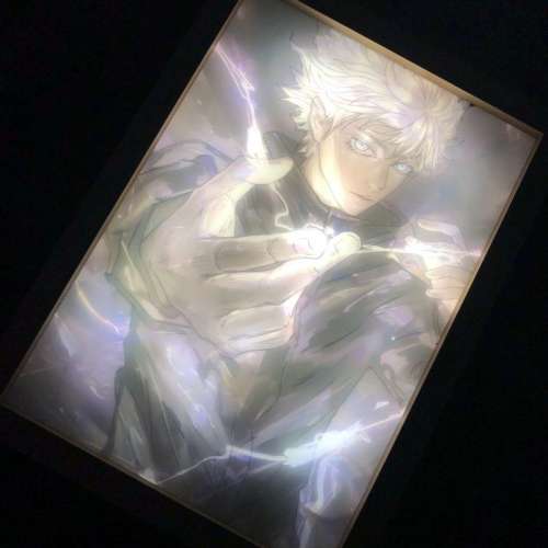 五條悟  LED Lighting Painting 《咒術迴戰》Art Decor for Home Room Office