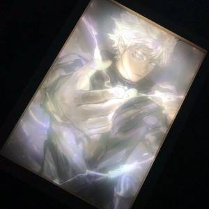 五條悟  LED Lighting Painting 《咒術迴戰》Art Decor for Home Room Office