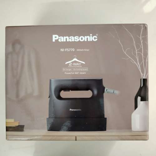 Panasonic NI-FS770全新蒸氣電熨斗 可平燙亦可掛燙除臭除菌 香港大學站交收