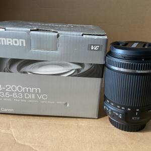 TAMRON 18-200 f/3.5-6.3 Di II VC for Canon EF mount