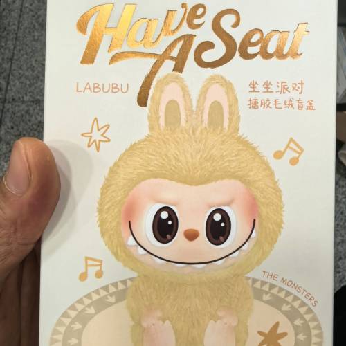 LABUBU 坐坐派對 搪膠毛絨盲盒