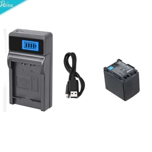 NIJIA BP-819 Lithium-Ion Battery Pack With LCD Display USB-A Charger For Canon