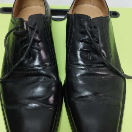 意大利 Italy Borse mogan 男裝41 號皮鞋Male black leather shoes size 41
