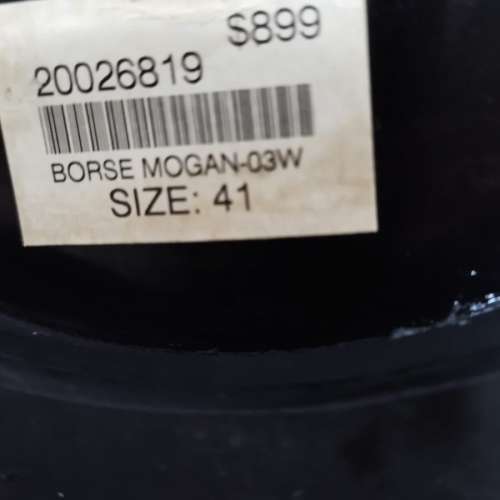 意大利 Italy Borse mogan 男裝41 號皮鞋Male black leather shoes size 41