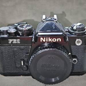 Nikon FE2 尼康 蜂巢快門簾 膠片 菲林機 film camera 壞機 零件機 80% 自行處理 壞...
