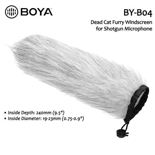 BOYA BY-B04無線麥克風防風毛套
