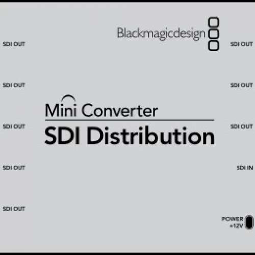 BMD專業Mini Converter SDI Distribution迷您SDI轉換器(一對八分配器)