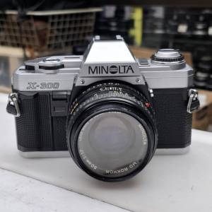 MINOLTA X-300 + MD 50MM F1.7 全正常  OM10 + 50MM F1.8 全正常