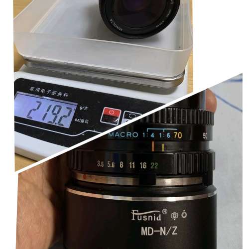 Minolta 28-70 f3.5-4.8 macro 手動鏡可用於nikon sony無反