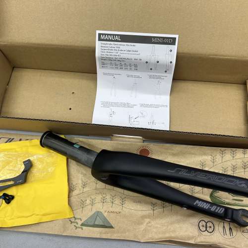 SILVEROCK MINI 01D 349 碳纖維前叉