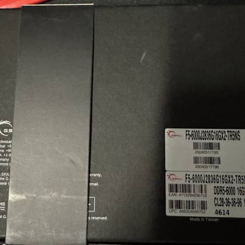G.SKILL 32GB Kit (2x16GB) Trident Z5 ROYAL Neo RGB Silver 銀色 6000MHz
