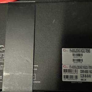 G.SKILL 32GB Kit (2x16GB) Trident Z5 ROYAL Neo RGB Silver 銀色 6000MHz