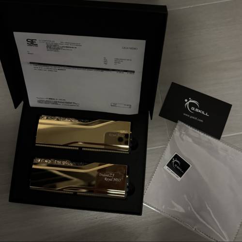 G.Skill Trident Z5 ROYAL Neo RGB DDR5 Gold 32GB (16GB x 2) 6000MHz CL28