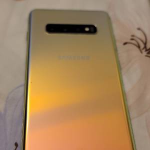 Samsung galaxy S10十  金色90%新