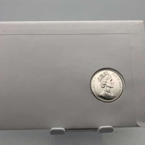 曼島95TH BIRTHDAY COMMEMORATIVE COIN WITH STAMP COVER