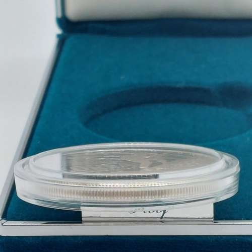 1991 KOREAN WAR US SILVER PROOF DOLLAR IN CASE OF ISSUE WITH COA