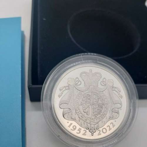 2022 PLATINUM JUBILEE £5 SILVER PROOF  IN CASE OF ISSUE WITH COA/Limited Edi...