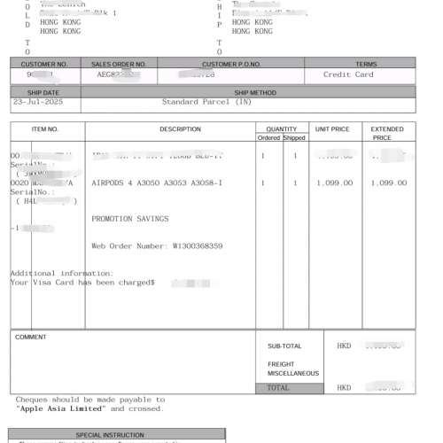 Apple Airpods 4 全新未開盒有單