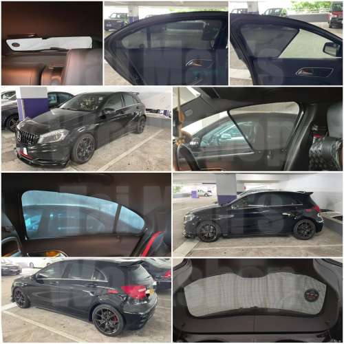 BENZ ACLASS W177 W176 全車磁石濾光窗網太陽擋