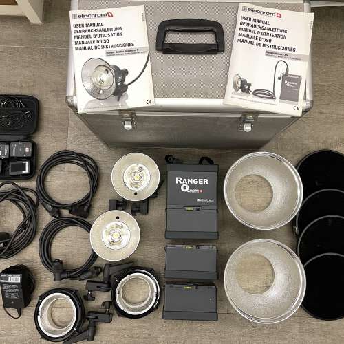 超平Elinchrom Ranger Quadra 影樓燈連大量配件