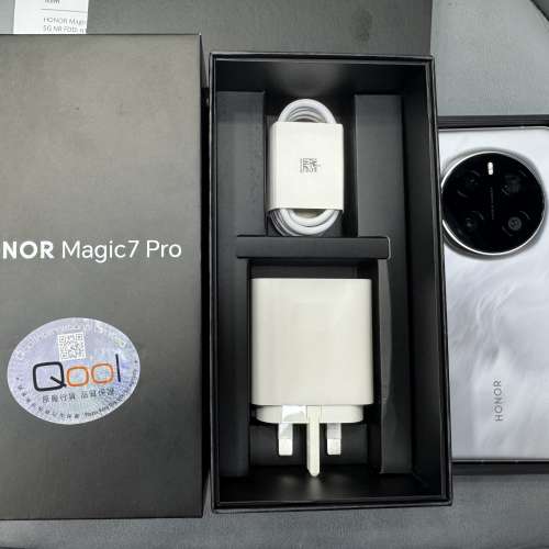 99%New 榮耀Honor Magic 7 Pro 5G 12+512GB 月影灰色 香港行貨 有單 保養到2025年1...