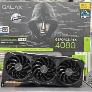 Galax Geforce RTX 4080 SG 1-Click OC 16GB 顯示卡 行貨有保養 三日免費試玩 旺角...