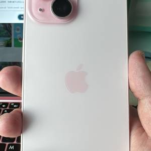 90% 新港行 iPhone15 128GB 粉紅色 淨機