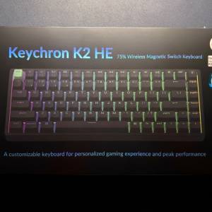 [行貨有保] Keychron K2 HE 磁軸三模無線機械鍵盤 Gateron 雙軌磁軸 (for Mac/Wind...