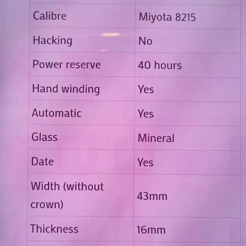 瑞士Spinnaker43mm WR200M 自動日曆潛水錶