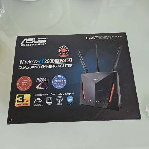Asus RT-AC86U Wireless-AC2900 DUAL-BAND GAMING ROUTER