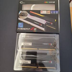 極新香港行貨G.SKILL 32GB Kit (2x16GB) Trident Z5 RGB Black  DDR5 6400MHz