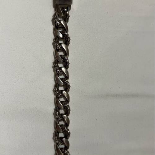 Chrome Hearts Dagger ID Bracelet with Fancy Link