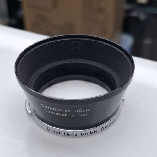 LEITZ METAL HOOD FOR SUMMARON 3.5CM SUMMICRON 5CM