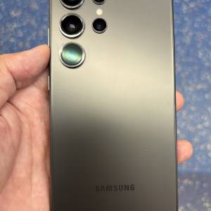 Samsung s24 ultra 256gb,港行黑色鈦金屬，還有保養至8月！快者得！