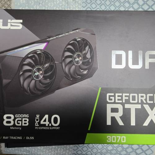 ASUS RTX 3070 DUAL OC 有單有保
