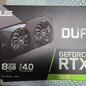 ASUS RTX 3070 DUAL OC 有單有保
