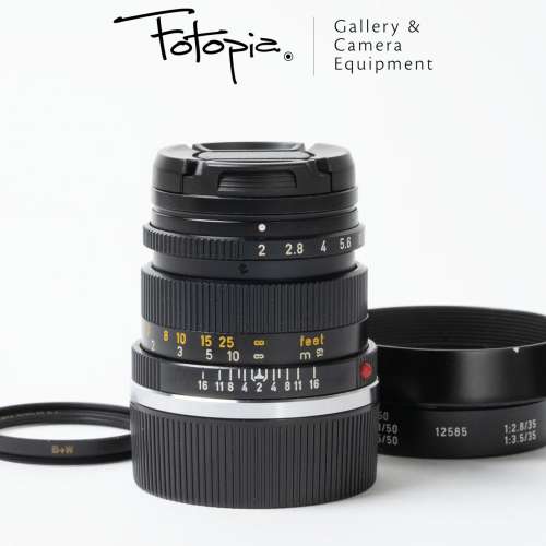 || Leica Summicron-M 50mm F2 - v3 / High Leg with hood & B+W filter ||