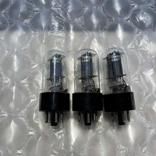 出售3支原裝膽Willsenton/威聲頓 6SN7 每支各售$50