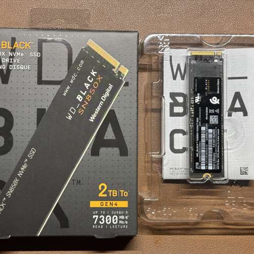 Western Digital SN850X PCIe 5.0 NVMe SSD 2TB (Without Heatsink)