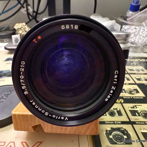 95% New Contax 70-210mm f/3.5 AEG Zoom Lens $3680. Only