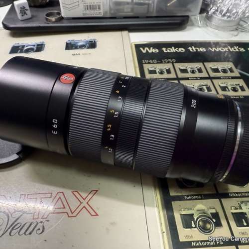 95% New Leica Vario-Elmar-R 80-200mm f/4 Rom Lens $6880. Only