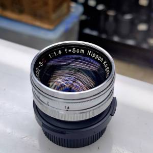 NIPPON KOGAKU NIKKOR-S.C 5CM F1.4 RF + L39 MOUNT