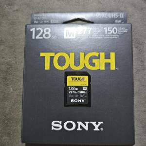 Sony SF-M Series Tough UHS-II SDXC記憶 卡 128GB [R:277 W:150](SF-M128T)  全新 ...