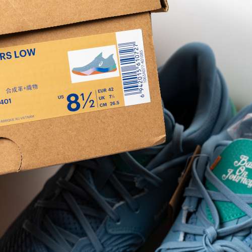 全新 ASICS X ballaholic UNPRE ARS LOW (Gris Blue) US8.5